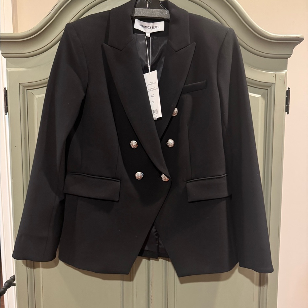 Veronica Beard Black Blazer Tailored Suit Jacket